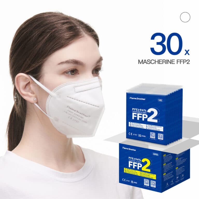 30 Mascherine FFP2 Certificate CE Made In Italy - Protezione BFE ≥99% | Confezione Sigillata E Sanificata UV-C - Foto 4